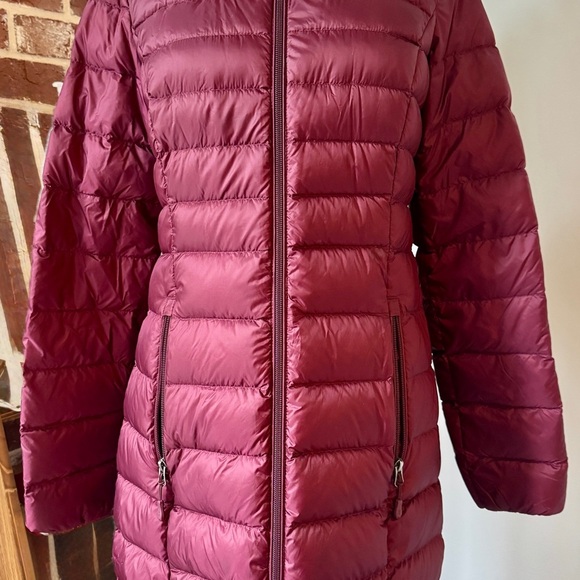 32 Degrees Red Quilted Puffer Coat Mid-Length - Picture 1 of 14